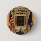 Jones für Haus der Delegierter Button (Vorderseite)