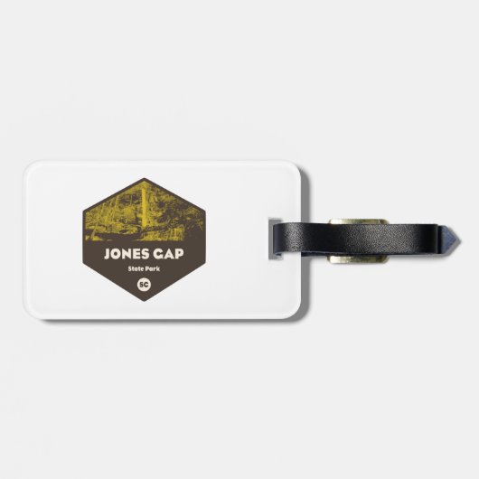 Jones Gap Staat Park South Carolina Gepäckanhänger (Rückseite horizontal)