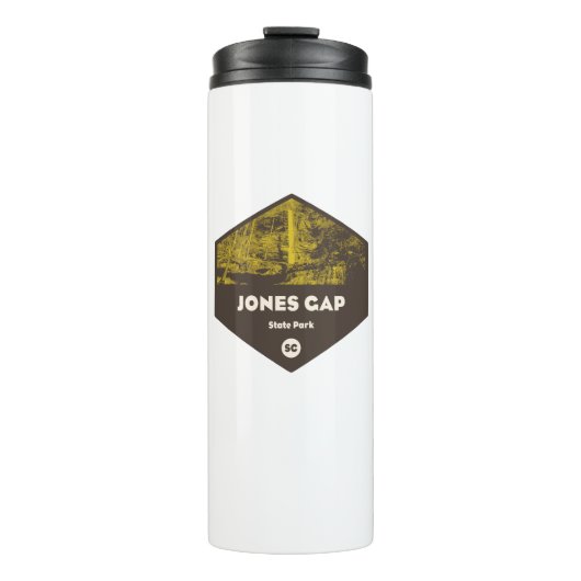 Jones Gap Staat Park South Carolina Thermosbecher (Vorderseite)