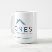 Jones Investment Enterprises Kaffeemarke Tasse (Vorderseite Links)