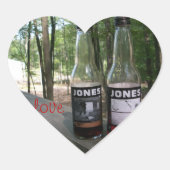 Jones Soda Liebe Herz-Aufkleber (Vorderseite)