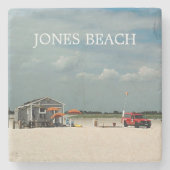 Jones-Strandschirm-Stand Steinuntersetzer (Vorderseite)