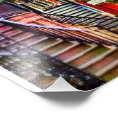 Jones Street, Savannah (ÖLEFFEKT) Fotodruck (Ecke)