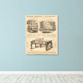 Jones, White und McCurdy's Dental Depots Leinwanddruck (Insitu (Holzboden))