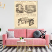 Jones, White und McCurdy's Dental Depots Leinwanddruck (Insitu (Wohnzimmer))