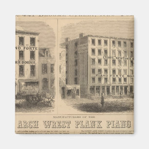 Jones, White und McCurdy's Dental Depots Magnet