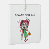 Jones Wild Tante Keramikornament (Rechts)