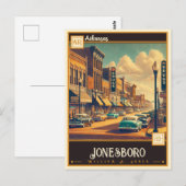 Jonesboro, Arkansas | VINTAG Postkarte (Vorne/Hinten)