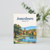 Jonesboro USA Postkarte (Stehend Vorderseite)