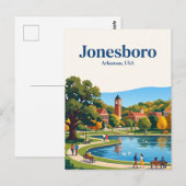 Jonesboro USA Postkarte (Vorne/Hinten)