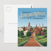 Jonesborough USA Postkarte (Vorne/Hinten)