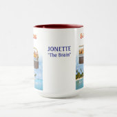 Jonette "The Brain Buffaneers Pirate Design" Tasse (Zentrum)