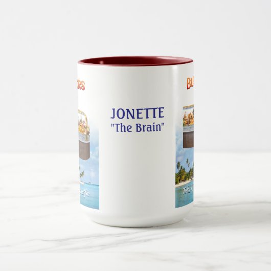 Jonette "The Brain Buffaneers Pirate Design" Tasse (Zentrum)