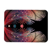 Jonglage Abstract Modern Fantasy Fractal Art Magnet (Horizontal)