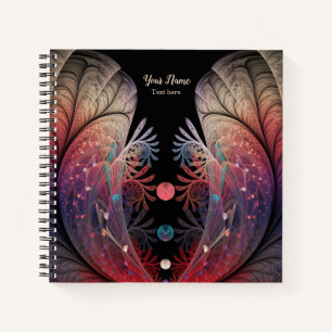 Jonglage Abstract Moderne Fantasy-Fraktal-Kunst Na Notizblock