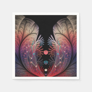 Jonglage Abstract Moderne Fantasy-Fraktal-Kunst Serviette