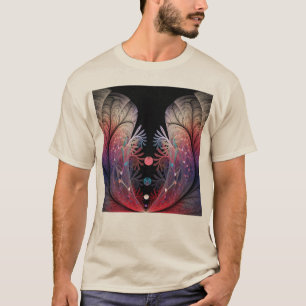 Jonglage Abstract Moderne Fantasy-Fraktal-Kunst T-Shirt