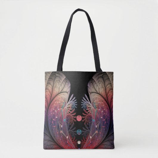 Jonglage Abstracte Moderne Fantasy-Fraktal-Kunst Tasche (Vorderseite)