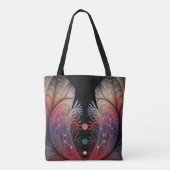 Jonglage Abstracte Moderne Fantasy-Fraktal-Kunst Tasche (Rückseite)