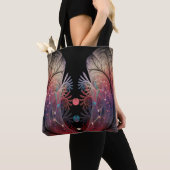 Jonglage Abstracte Moderne Fantasy-Fraktal-Kunst Tasche (Von Nahem)