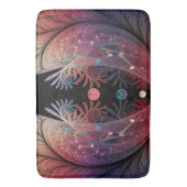 Jonglage Abstrakt Modern Fantasy Fraktal Art Badematte (Vorderseite Vertikal)