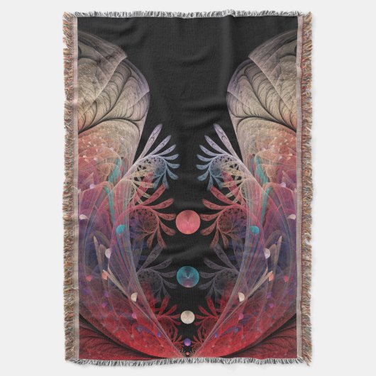 Jonglage Abstrakt Modern Fantasy Fraktal Art Decke (Vorderseite Vertikal)