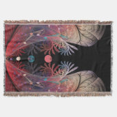 Jonglage Abstrakt Modern Fantasy Fraktal Art Decke (Vorderseite)