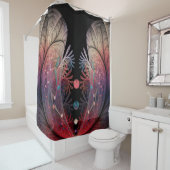 Jonglage Abstrakt Modern Fantasy Fraktal Art Duschvorhang (Beispiel)