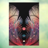 Jonglage Abstrakt Modern Fantasy Fraktal Art Fensteraufkleber (Blatt 3)