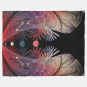 Jonglage Abstrakt Modern Fantasy Fraktal Art Fleecedecke (Vorderseite (Horizontal))