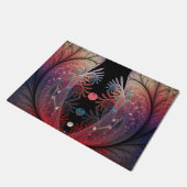 Jonglage Abstrakt Modern Fantasy Fraktal Art Fußmatte (Schrägansicht)