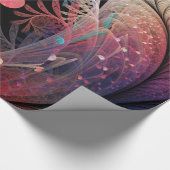 Jonglage Abstrakt Modern Fantasy Fraktal Art Geschenkpapier (Ecke)