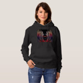 Jonglage Abstrakt Modern Fantasy Fraktal Art Hoodie (Vorne ganz)