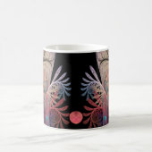 Jonglage Abstrakt Modern Fantasy Fraktal Art Kaffeetasse (Mittel)