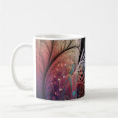 Jonglage Abstrakt Modern Fantasy Fraktal Art Kaffeetasse (Links)