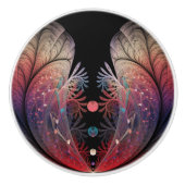 Jonglage Abstrakt Modern Fantasy Fraktal Art Keramikknauf (Vorderseite)