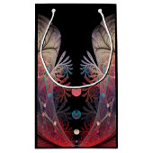 Jonglage Abstrakt Modern Fantasy Fraktal Art Kleine Geschenktüte (Rückseite)