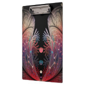 Jonglage Abstrakt Modern Fantasy Fraktal Art Klemmbrett (Links)