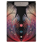 Jonglage Abstrakt Modern Fantasy Fraktal Art Klemmbrett (Vorderseite)