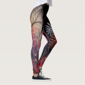 Jonglage Abstrakt Modern Fantasy Fraktal Art Leggings (Rechts)