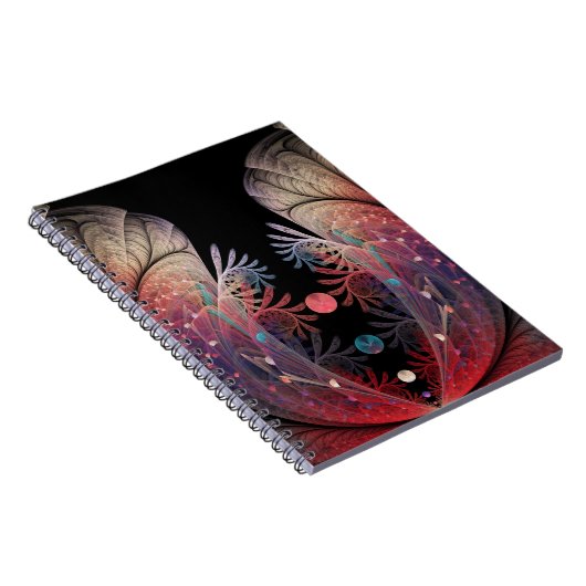 Jonglage Abstrakt Modern Fantasy Fraktal Art Notizblock (Rechte Seite)