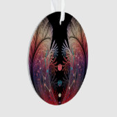 Jonglage Abstrakt Modern Fantasy Fraktal Art Ornament (Vorderseite)