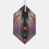 Jonglage Abstrakt Modern Fantasy Fraktal Art Ornament Aus Glas (Vorderseite Rechts)