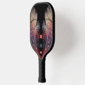 Jonglage Abstrakt Modern Fantasy Fraktal Art Pickleball Schläger (Links)