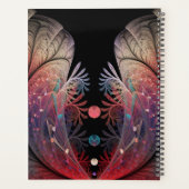 Jonglage Abstrakt Modern Fantasy Fraktal Art Planer (Rückseite)