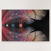 Jonglage Abstrakt Modern Fantasy Fraktal Art Puzzle (Horizontal)