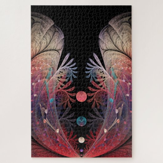Jonglage Abstrakt Modern Fantasy Fraktal Art Puzzle (Vertikal)