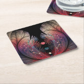 Jonglage Abstrakt Modern Fantasy Fraktal Art Rechteckiger Pappuntersetzer (angewinkelt)