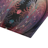 Jonglage Abstrakt Modern Fantasy Fraktal Art Schneidebrett (Ecke)