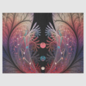 Jonglage Abstrakt Modern Fantasy Fraktal Art Seidenpapier (Vorderseite)